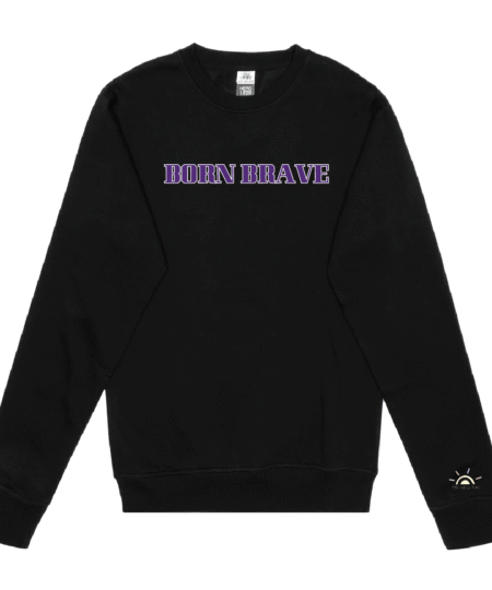 Crewneck Sweater (Black) | Toddler | Mount Sinai NICU PAC