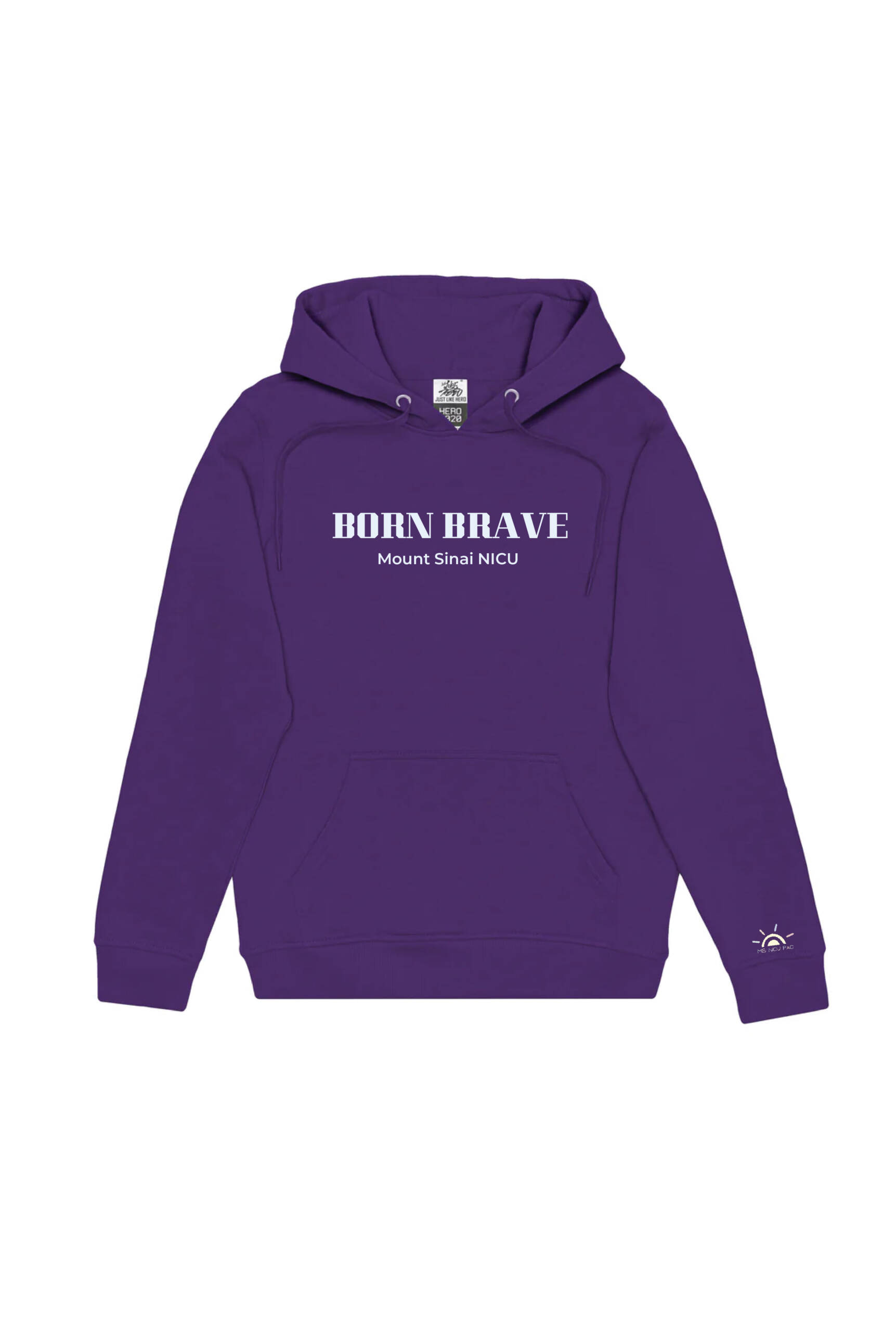 Hoodie (Purple) | Adult | Mount Sinai NICU PAC