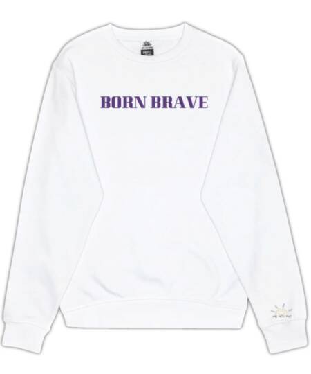 Crewneck Sweater (White) | Toddler | Mount Sinai NICU PAC