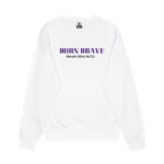 Crewneck Sweater (White) | Adult | Mount Sinai NICU PAC
