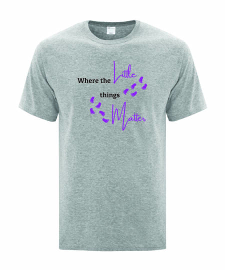 Youth/Adult Little Things | Grey T-Shirt | Sunnybrook NICU