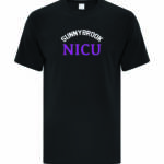 Youth/Adult Black T-Shirt | Sunnybrook NICU