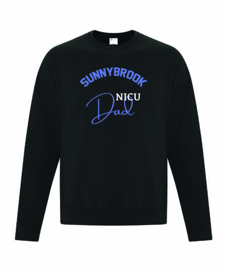 Adult Dad | Black Sweater | Sunnybrook NICU