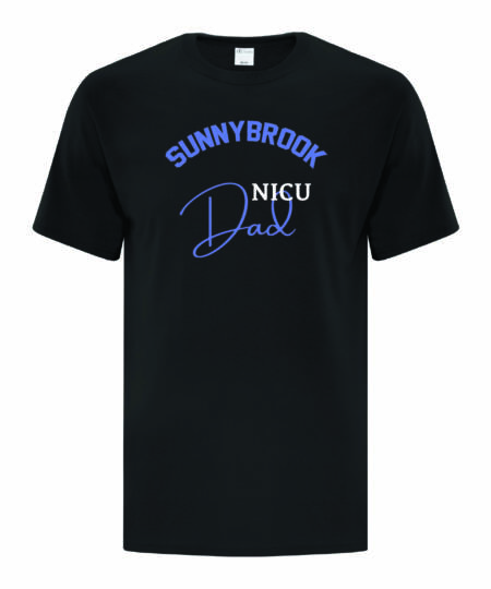 Adult Dad | Black T-Shirt | Sunnybrook NICU