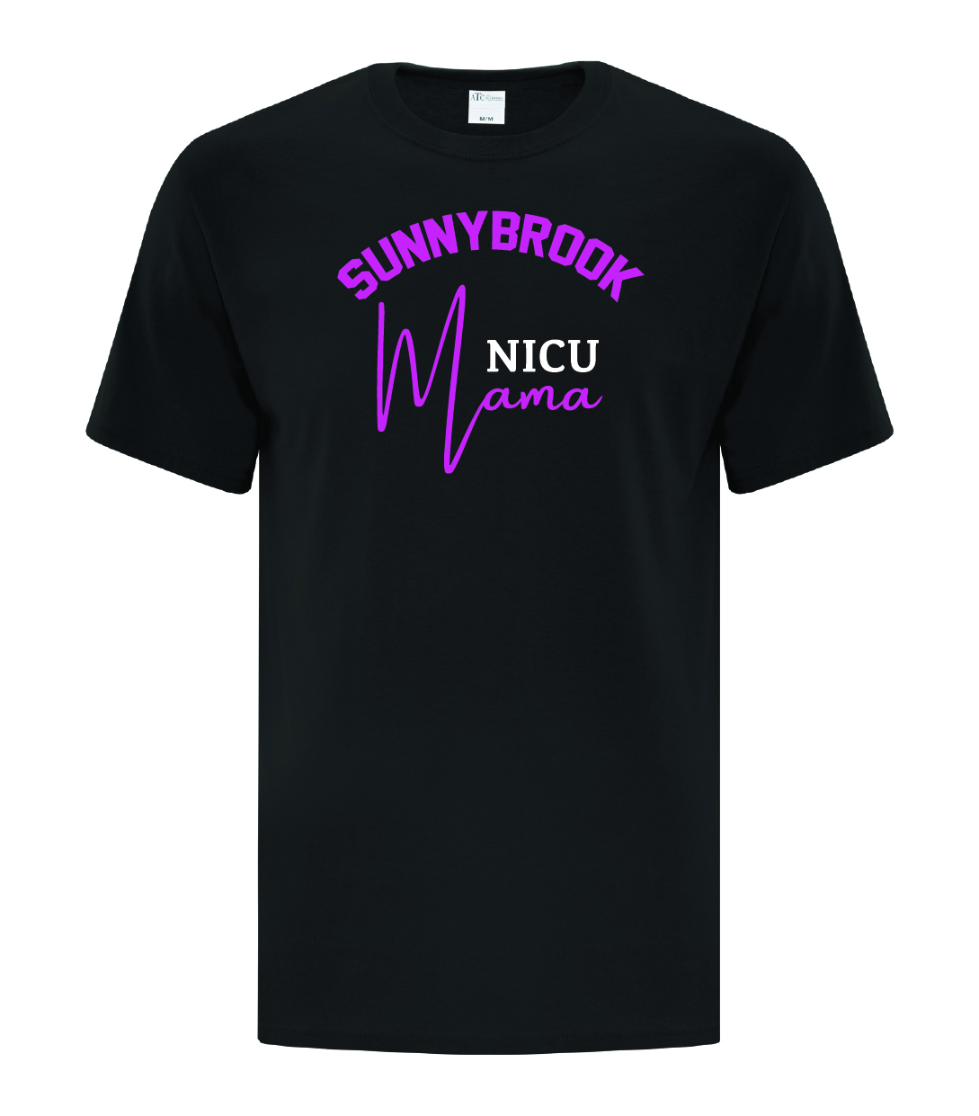Adult Mama | Black T-Shirt | Sunnybrook NICU