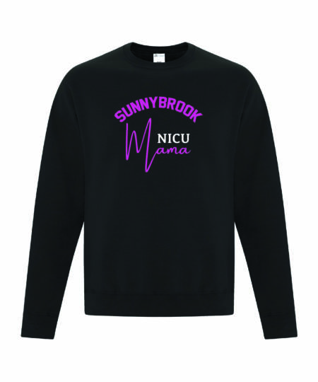 Adult Mama | Black Sweater | Sunnybrook NICU