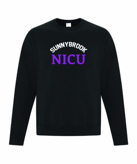 Youth/Adult Black Sweater | Sunnybrook NICU