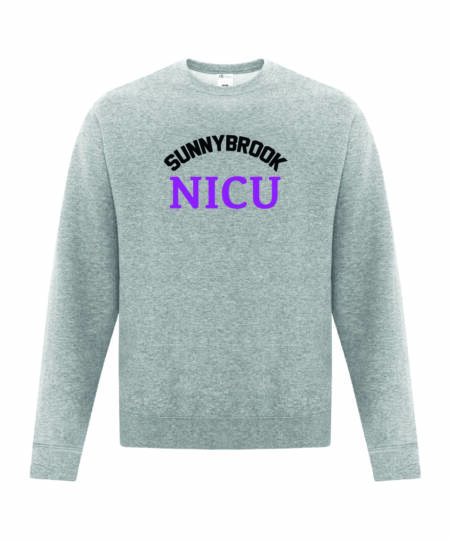 Youth/Adult Grey Sweater | Sunnybrook NICU